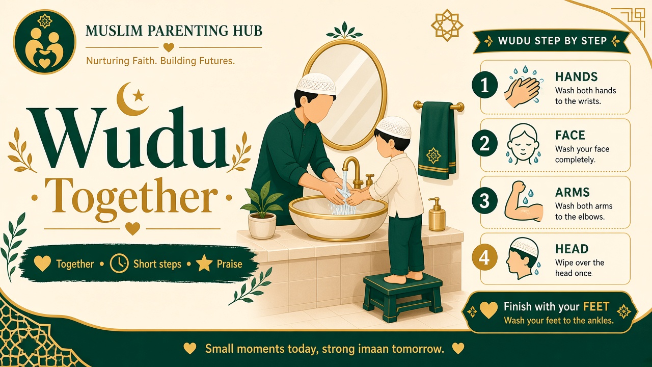 Step 2 — Wudu together by age band