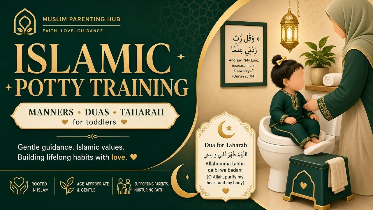 Islamic potty training cover for Muslim Parenting Hub